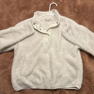 white cropped jacket